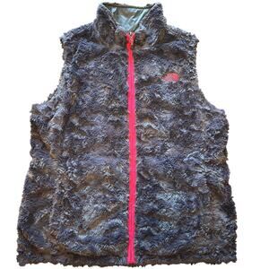 The North Face Reversible Mossbud Swirl Vest 🟣 Pink | Women’s M | EUC